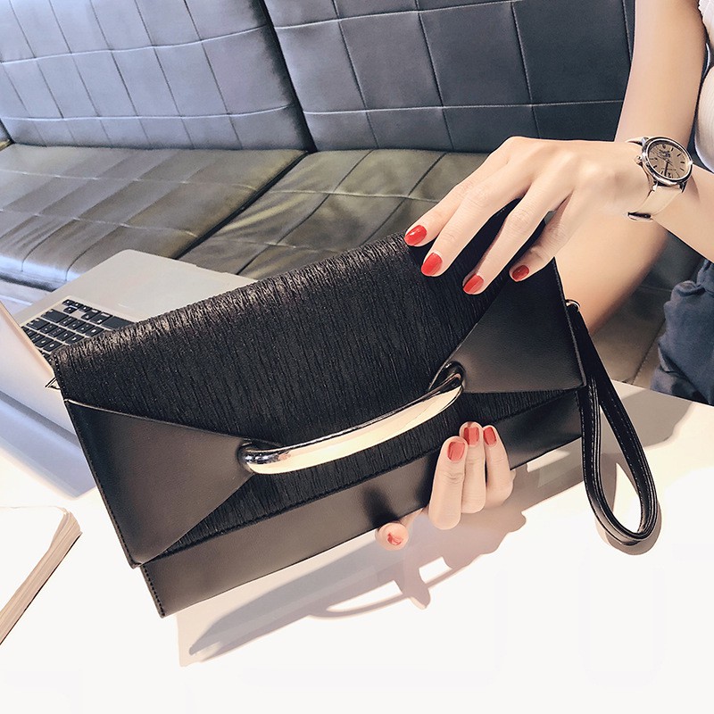 Clutch is a slim, flat fashion bag that you can hold by hand