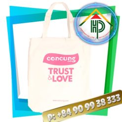 Front concung canvas bag