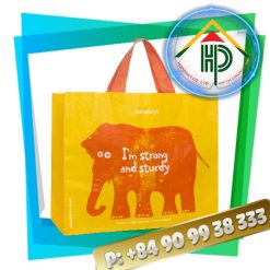 Left elephant shopping bag