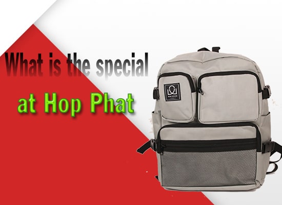 Factory fashion backpack hop-phat is the special