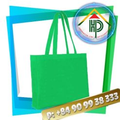 Front Green Nonwoven Bag