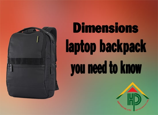 Laptop backpack dimensions