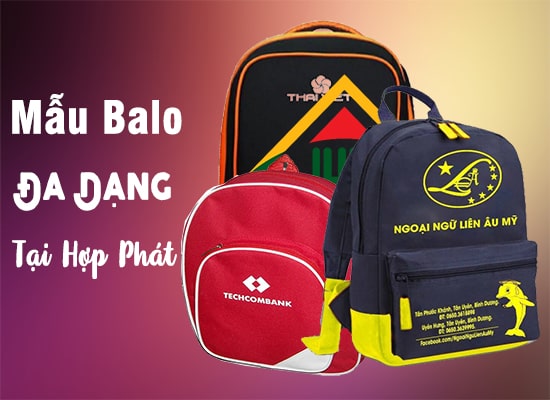 Diverse backpack, bag designs in Hop Phat