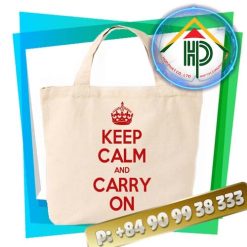 Front shopping bag canvas