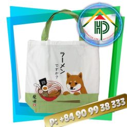 Front shopping bag cartoon