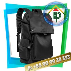 Left travel backpack black