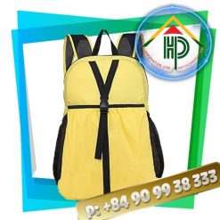 Front travel backpack yellow