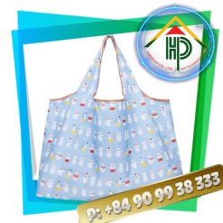 Front white bear shopping bag