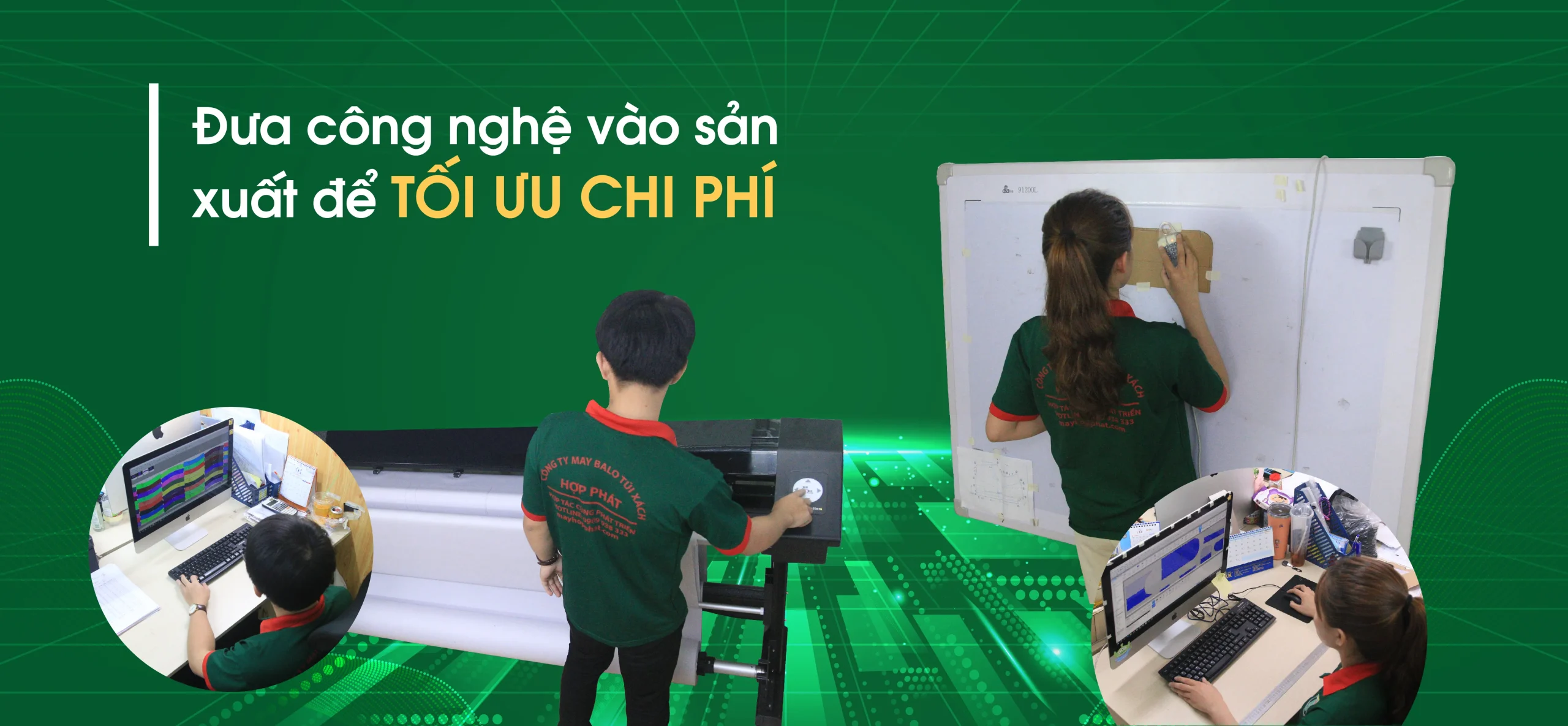 Banner đưa công nghệ vào sản xuất tối ưu chi phí sản xuất