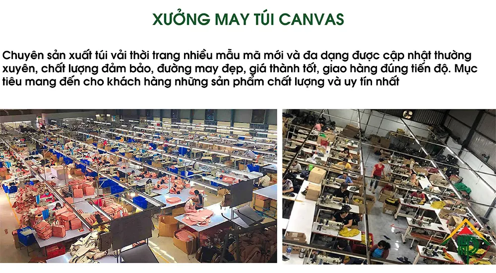 Xưởng may túi canvas 