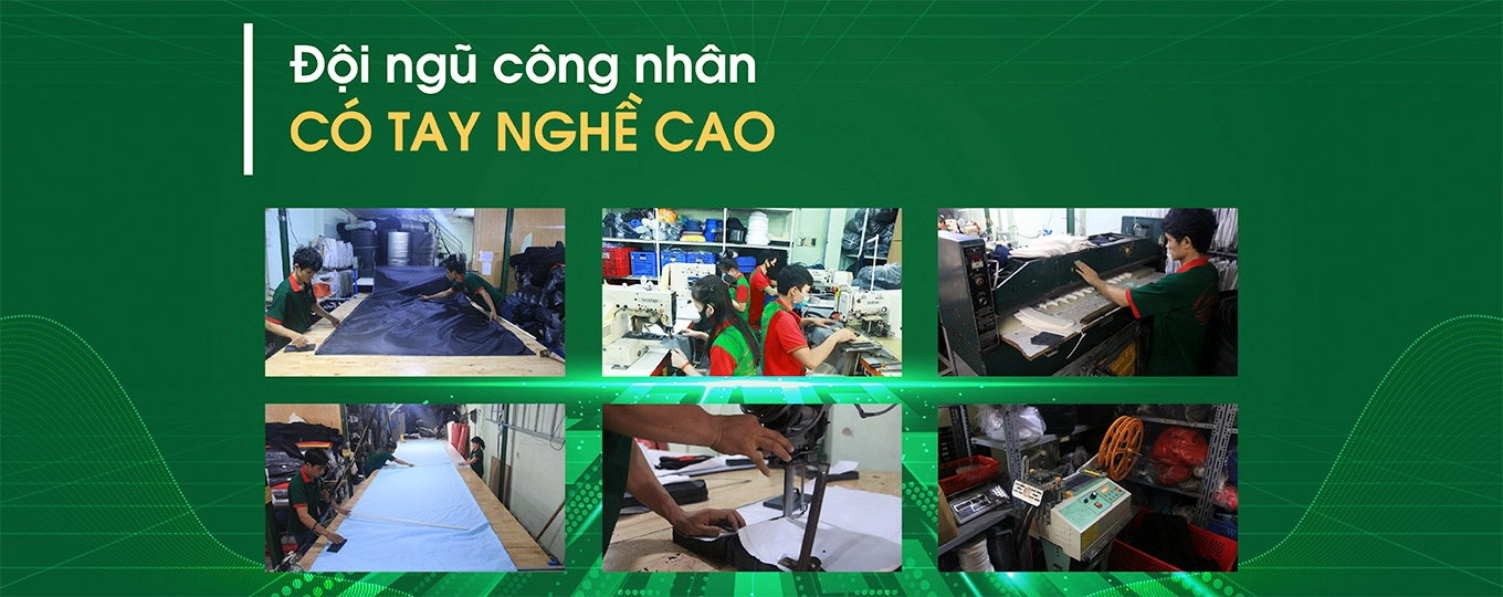 Đội ngũ công nhân tay nghề cao