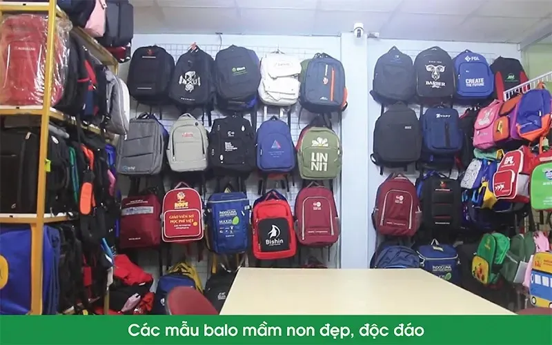 mẫu mã balo mầm non đẹp, độc đáo