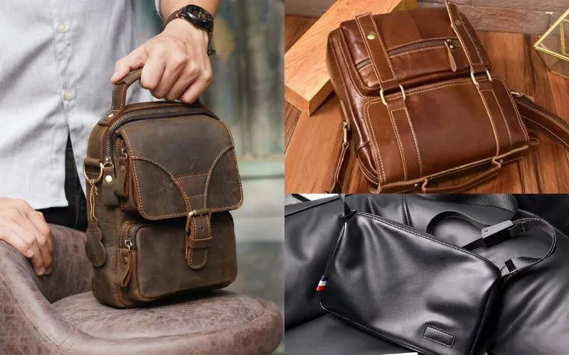 how to sew leather crossbody bag