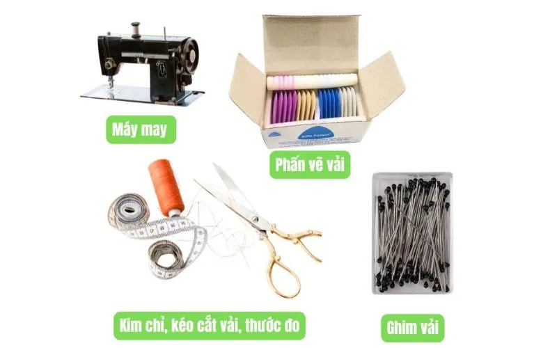 Dụng cụ cần thiết cho việc may lót Dụng cụ cần thiết cho việc may lót