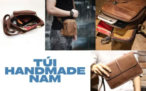 men's handmade bag crafting