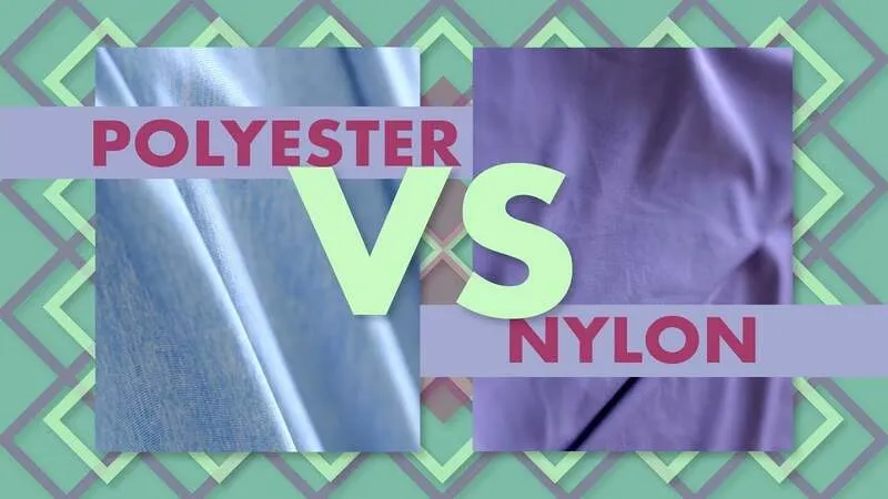 vải dù polyester và nylon