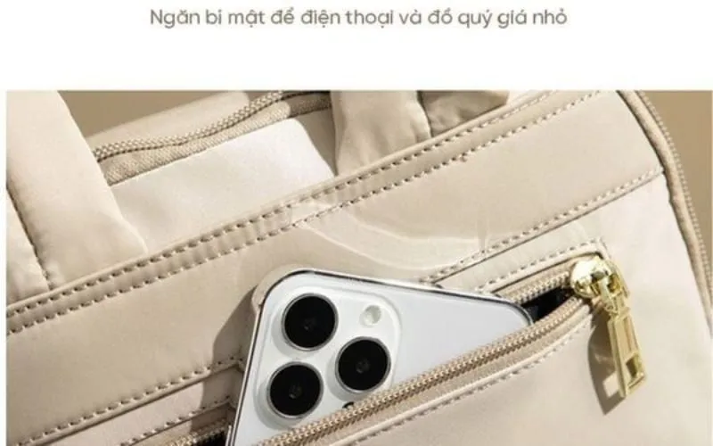ngăn có khóa kéo an toàn 