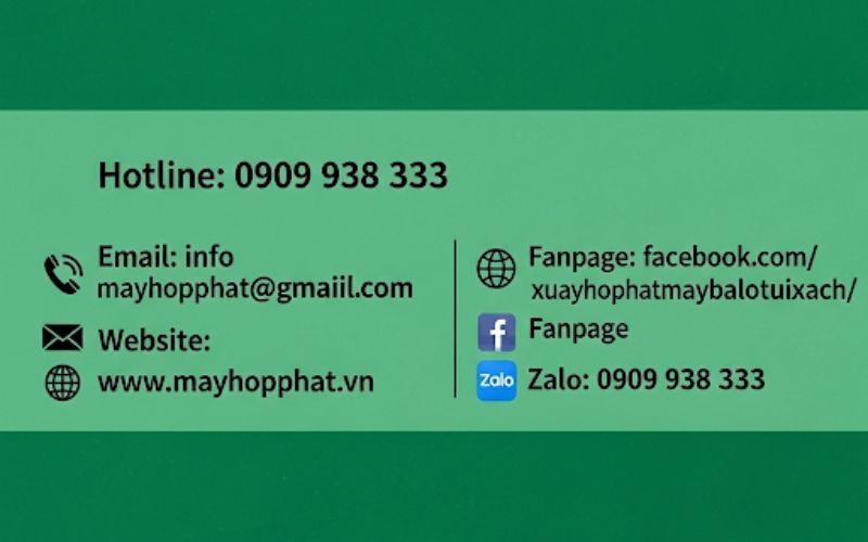 Giá May Cặp Theo Yêu Cầu - Báo Giá Chi Tiết 2025 Thông tin liên hệ chi tiết may cặp xách theo yêu cầu