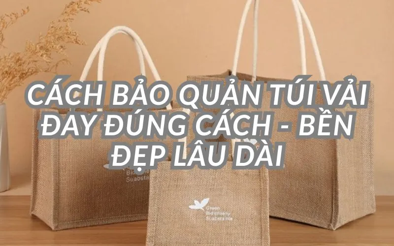 how to properly store jute bags