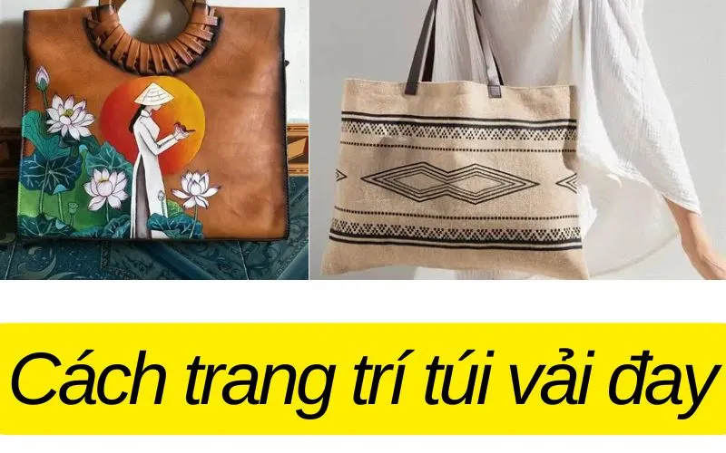How to decorate jute bags