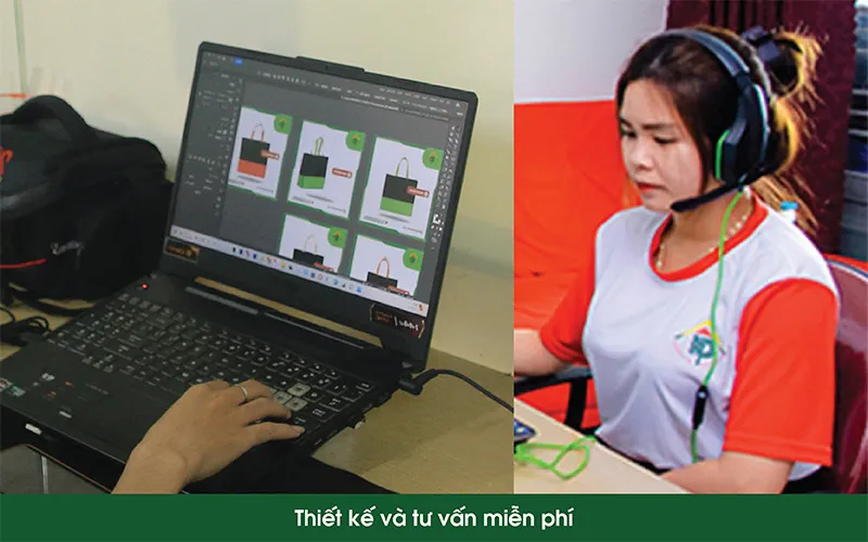 Thiết kế túi vải cói và tư vấn miễn phí