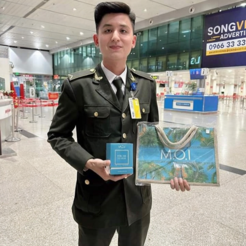 Túi vải cói đi biển M.O.I