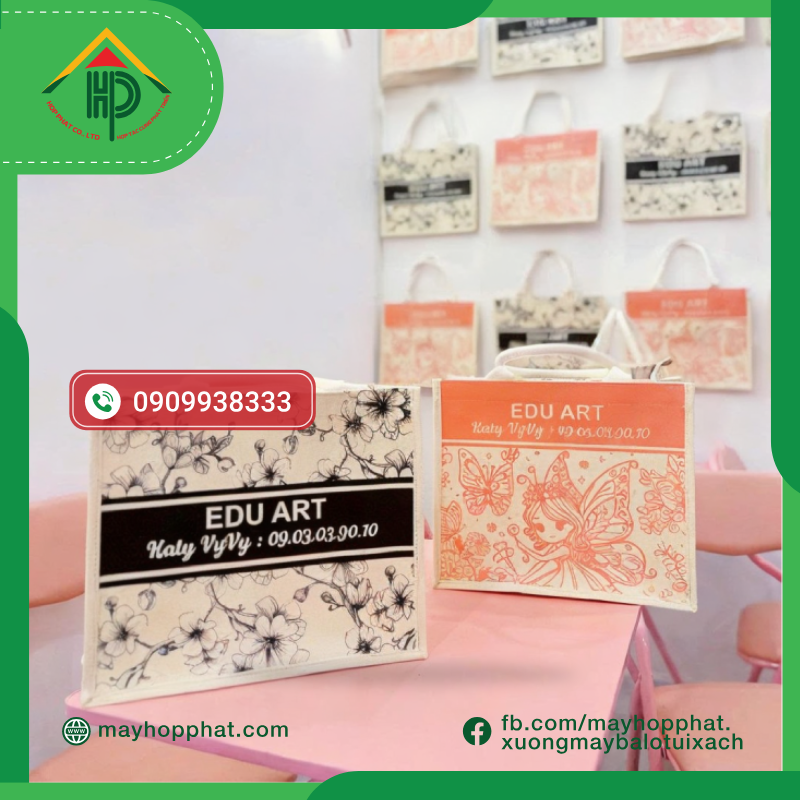 túi vải đay Edu Art 