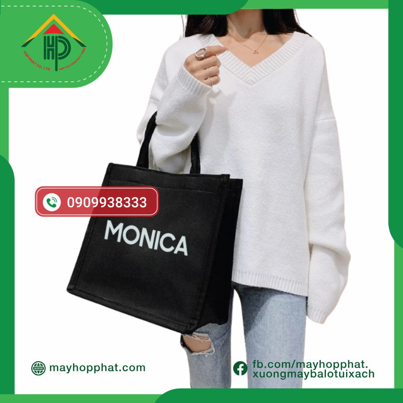 túi vải đay Monica túi vải đay Monica