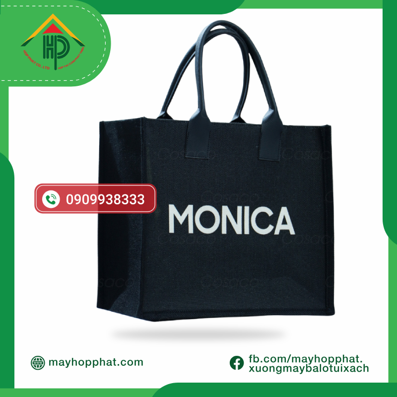 túi vải đay Monica túi vải đay Monica
