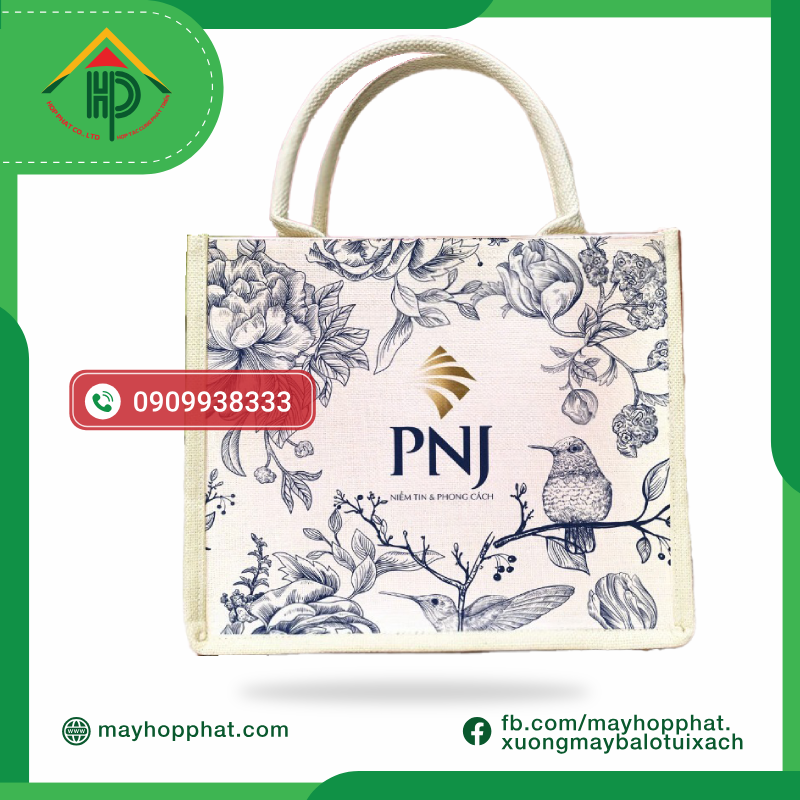 túi vải đay PNJ 