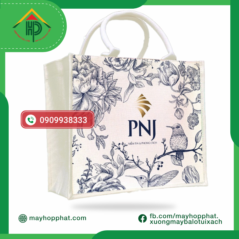 túi vải đay PNJ 