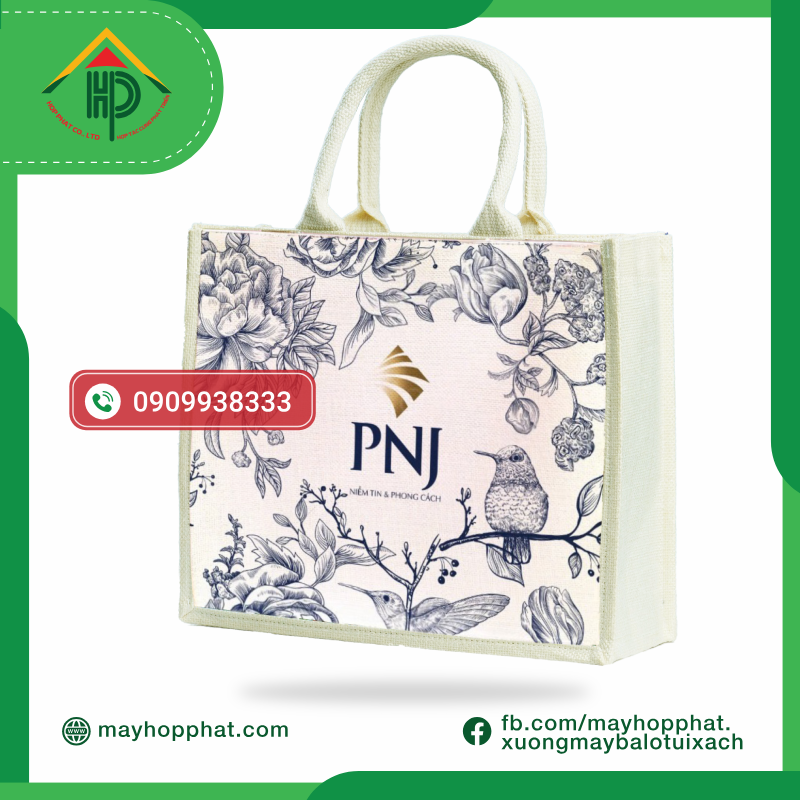 túi vải đay PNJ 