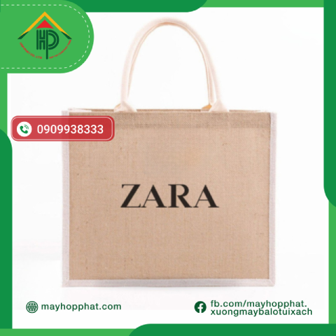 Túi Vải Đay ZARA
