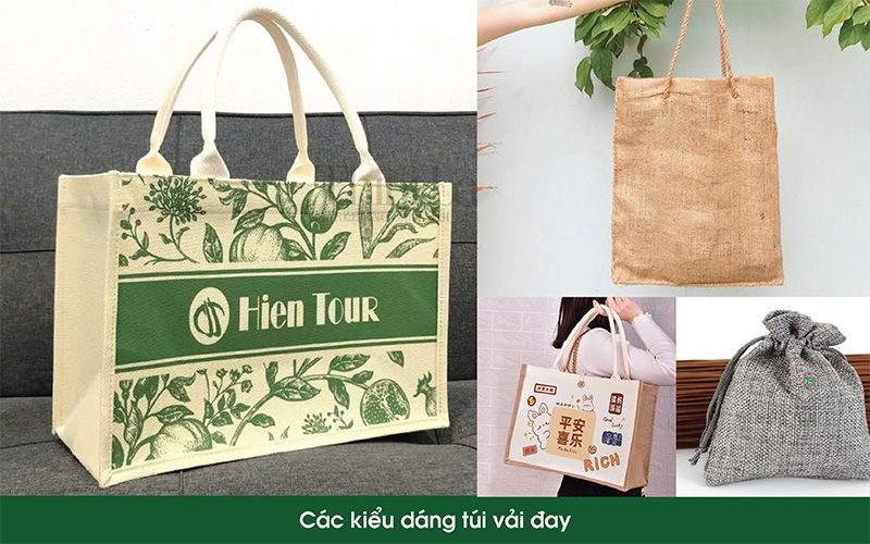 các kiểu dáng túi vải đay
