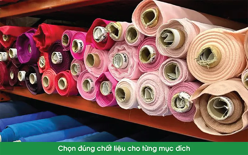 Chọn đúng chất liệu cho từng mục đích