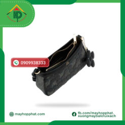Lyn Fashion Handbag Tote – Premium 1680D PU, Houndstooth Pattern & Mickey Charm | Hop Phat giỏ túi xách thời trang Lyn