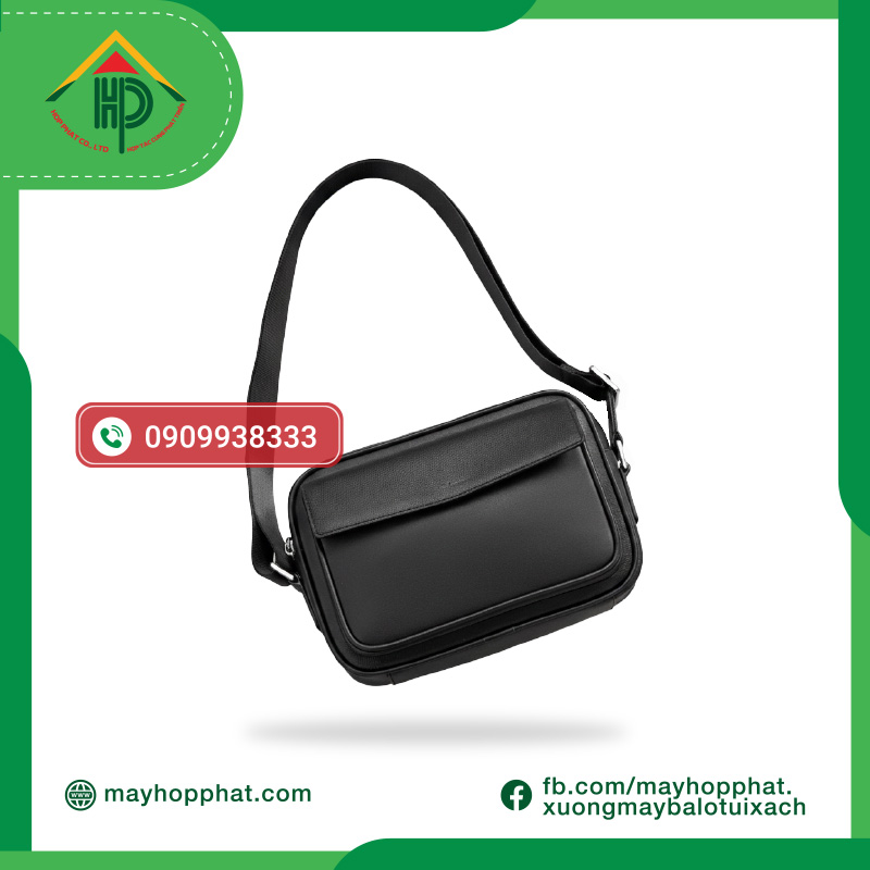 LA FORCE Box-Style Crossbody Bag – Structured Elegance by Hop Phat Túi đeo chéo dạng hộp LA FORCE