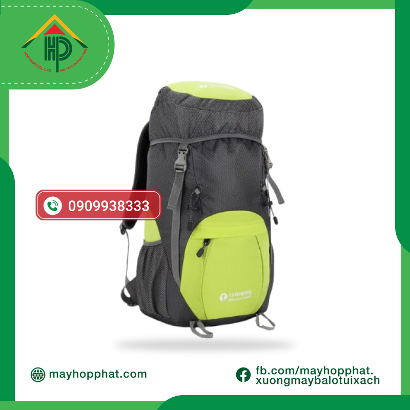 35L Foldable Hiking Backpack – 420D/600D Ripstop Nylon, Airmesh Back, Packs to 25×20cm balo-leo-nui-gap-gon-35l