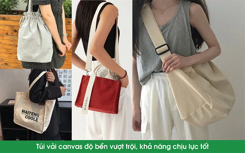Túi đeo đạp canvas