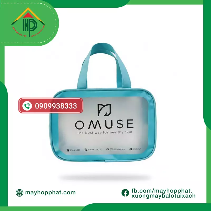 Túi nhựa PVC quai simili Omuse Túi nhựa pvc quai simili omuse
