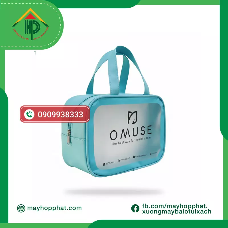 Túi nhựa PVC quai simili Omuse Túi nhựa pvc quai simili