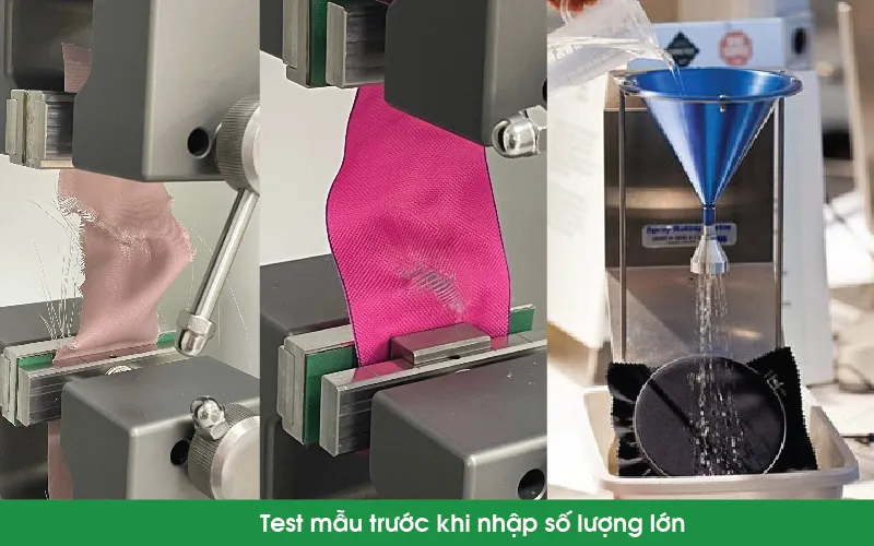Test mẫu trước khi nhập số lượng lớn Test mẫu trước khi nhập số lượng lớn