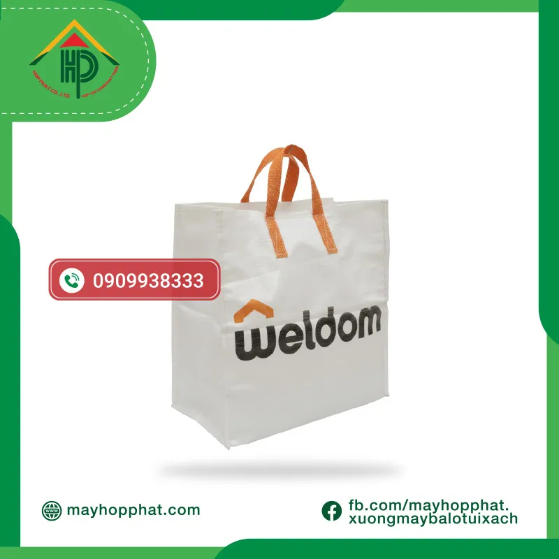 Túi PET tái chế Weldom Túi PET tái chế Weldom