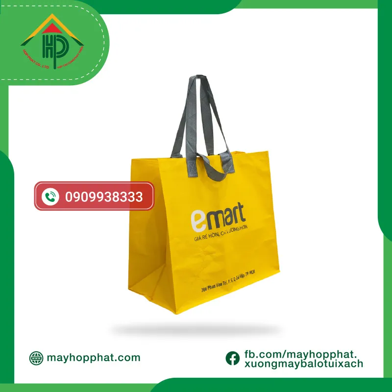 túi siêu thị RPET in ấn sắc nét emart túi siêu thị RPET in ấn sắc nét emart