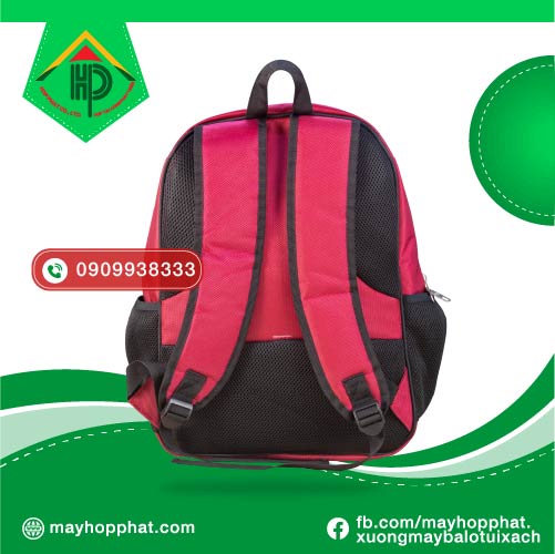 Back Side of Yến Sào Thiên Việt Gift Backpack