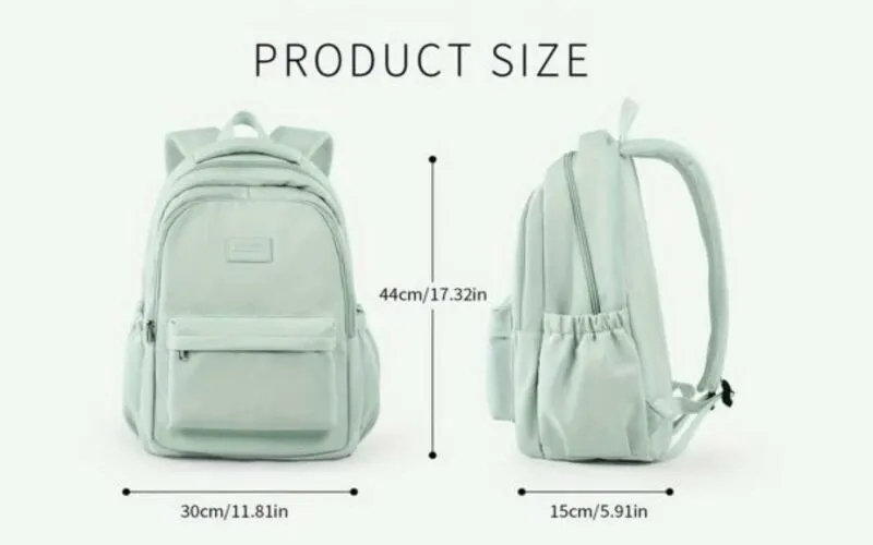 backpack design size