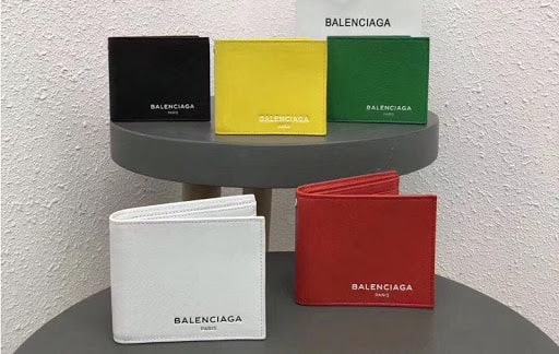 Balenciaga Brand Men's Leather Wallets