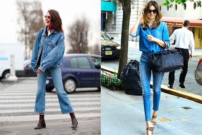Choosing denim fabric clothing