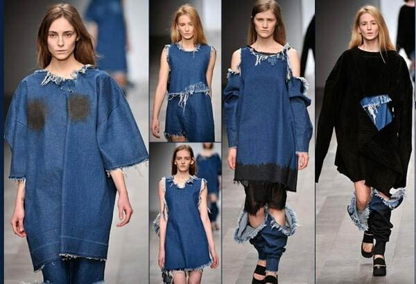 Denim fabric in garment manufacturing