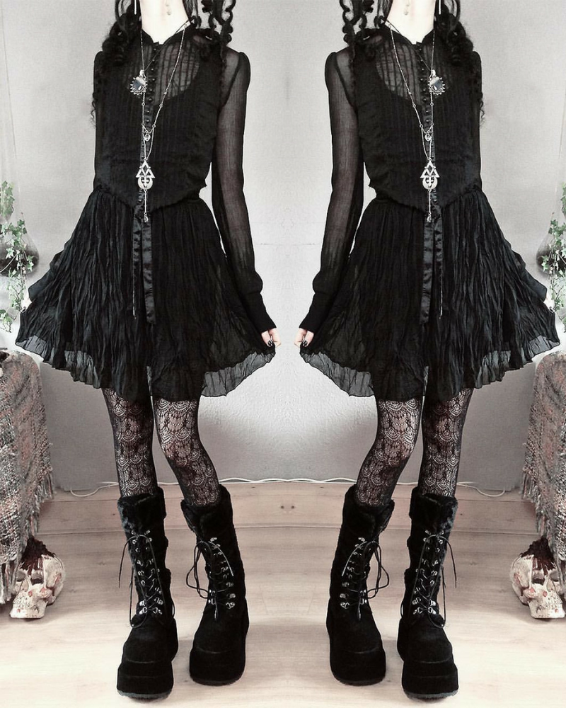 Distinctive accessories of Gothic style Distinctive accessories of Gothic style